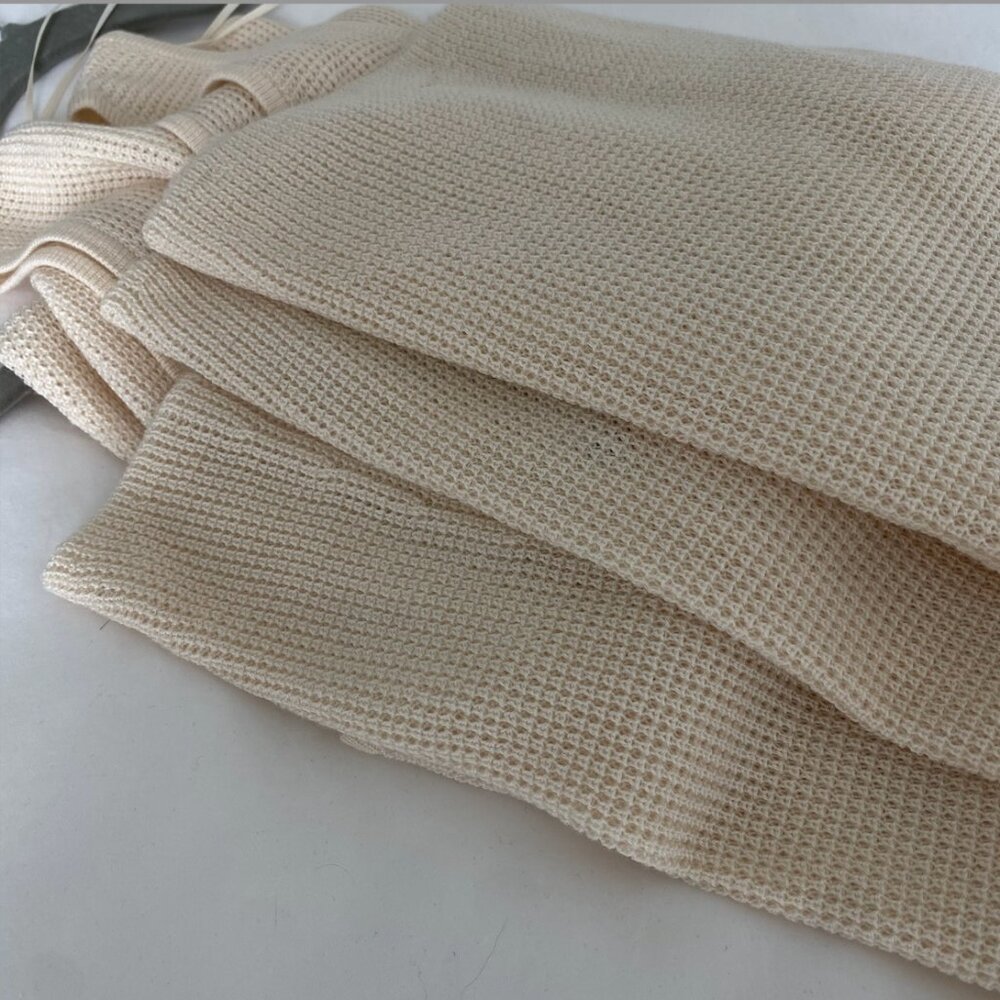 ZARA Sleeveless Waffle Weave Knit Dress SZ Medium - Picture 5 of 8